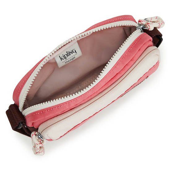 Kipling Sisko Crossbody Bags Valley Duo Pink | CA 1229JP